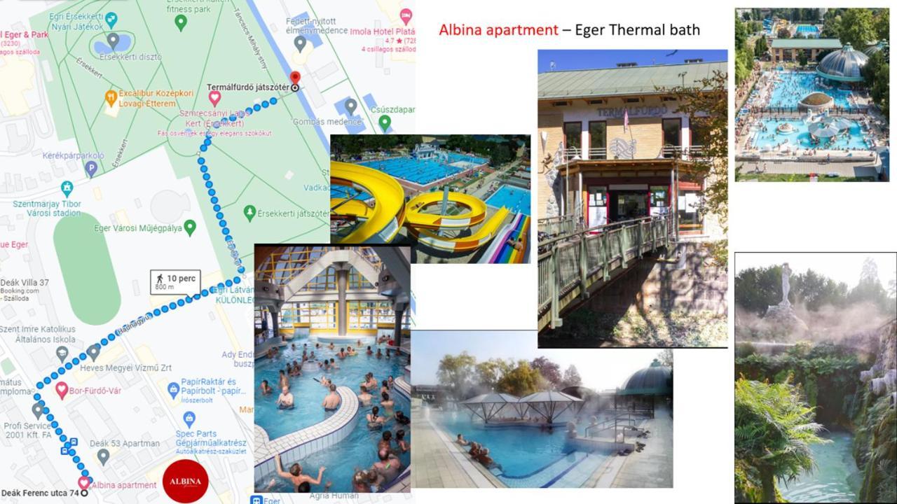 Albina Apartman Егер Екстериор снимка